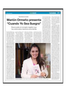 Prensa medios cuando yo sea suegra marion diario imagen impreso